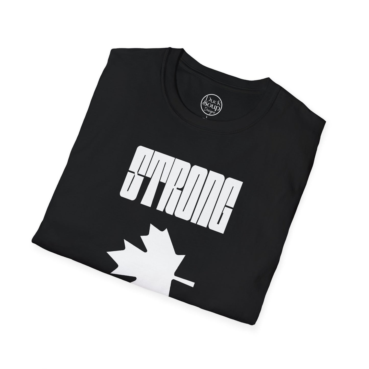 STRONG & FREE Unisex Softstyle T-Shirt | Casual Wear, Canada Day, Gift Idea, Comfortable Tee, Everyday Style