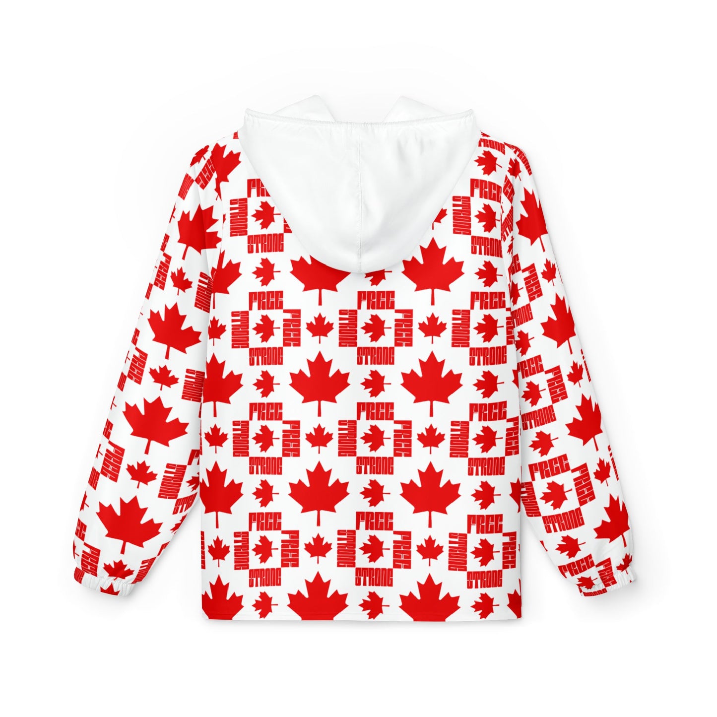 STRONG & FREE, Canada Proud Windbreaker Jacket, Stylish Summer Layer, Perfect for Canada Day, Travel, Festivals, Unisex Outdoor Gear