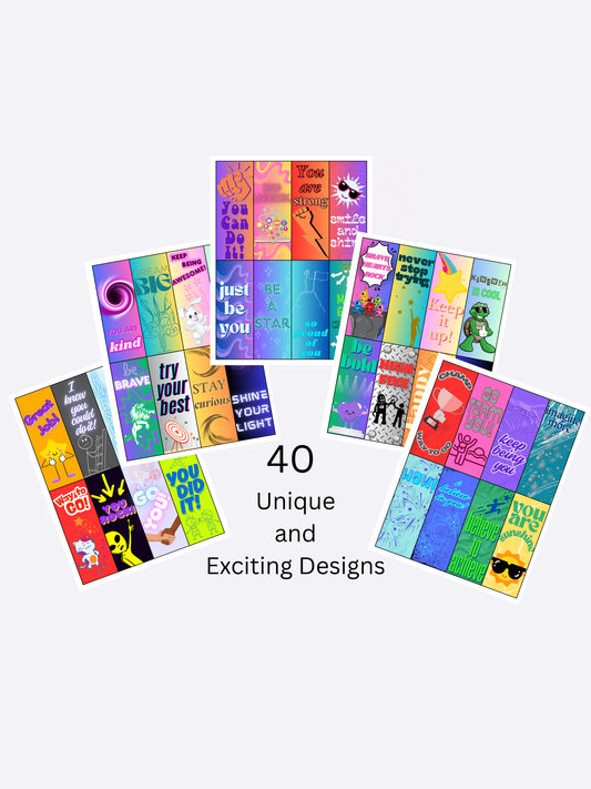 Printable Bookmarks for Teachers, Kids - motivational, awards, gifts