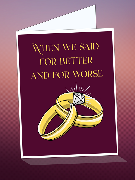Printable ANNIVERSARY card w/envelope - CHEEKY