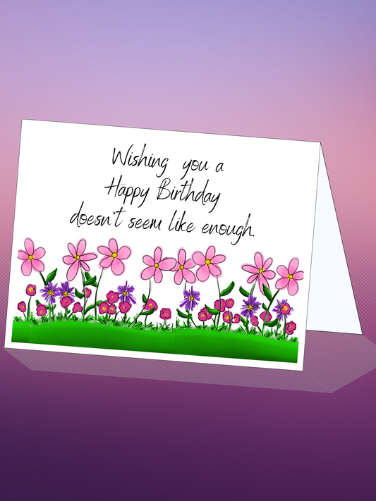Printable BIRTHDAY card w/envelope - CHEEKY