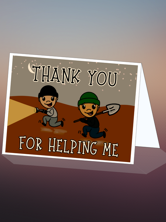 Printable THANK YOU card w/envelope - CLASSIC