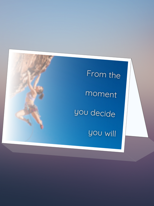 Printable ENCOURAGE card w/envelope - INSPIRE