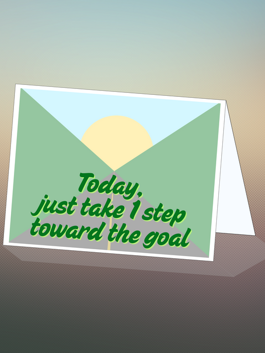 Printable ENCOURAGE card w/envelope - INSPIRE