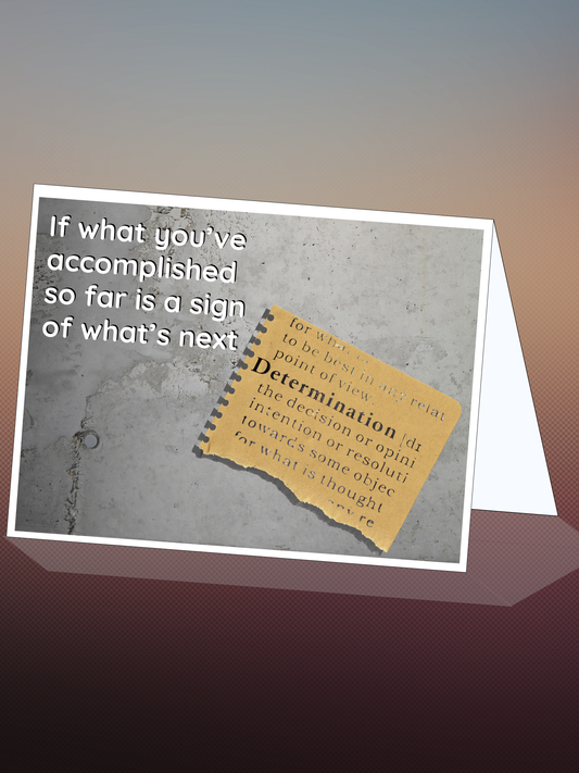 Printable ENCOURAGE card w/envelope - INSPIRE