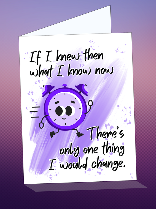 Printable ANNIVERSARY card w/envelope - CLASSIC