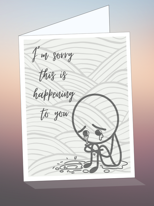 Printable SYMPATHY card w/envelope - CLASSIC
