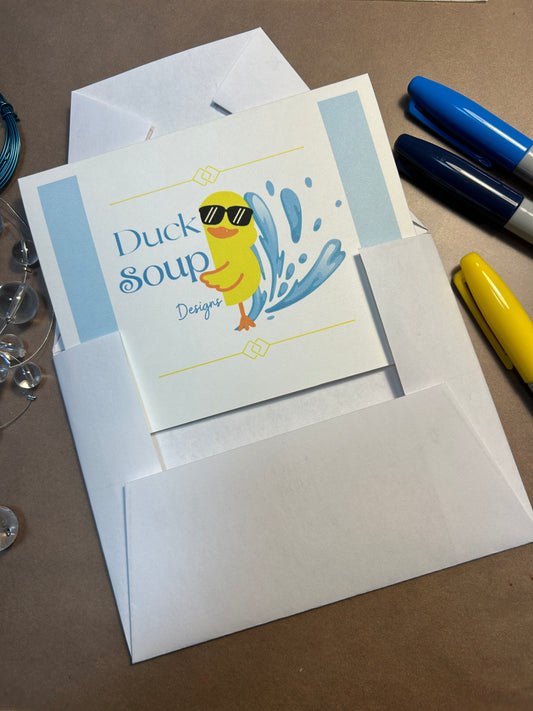 Printable 4.75"x6" ENVELOPE - Fits all DSD cards, Print-at-Home, Reusable, download