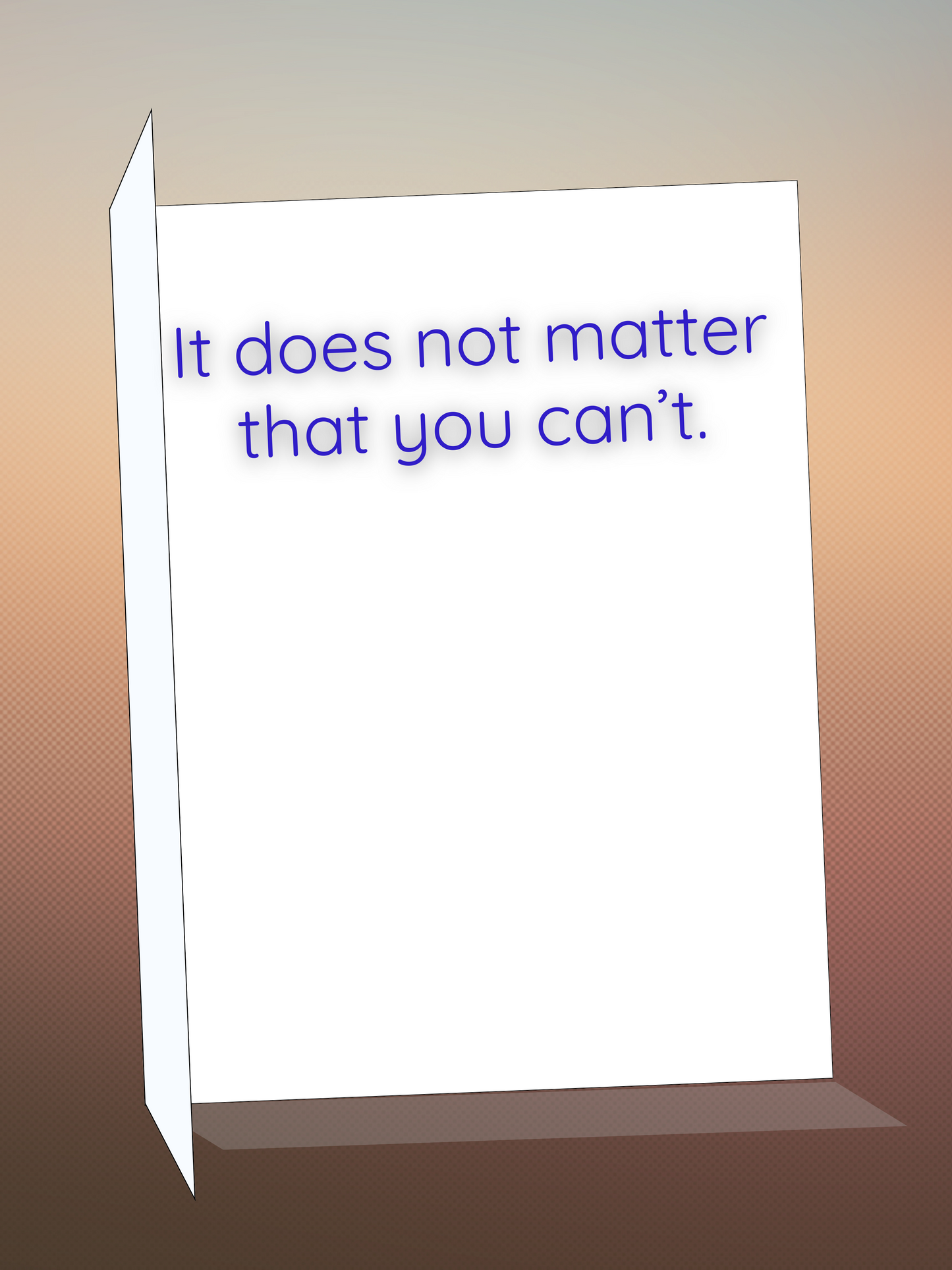 Printable ENCOURAGE card w/envelope - INSPIRE