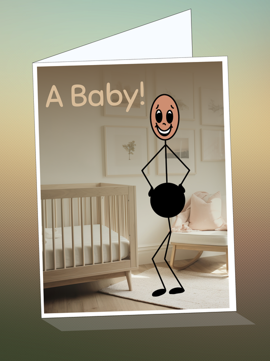 Printable CONGRATULATIONS card w/envelope - CLASSIC