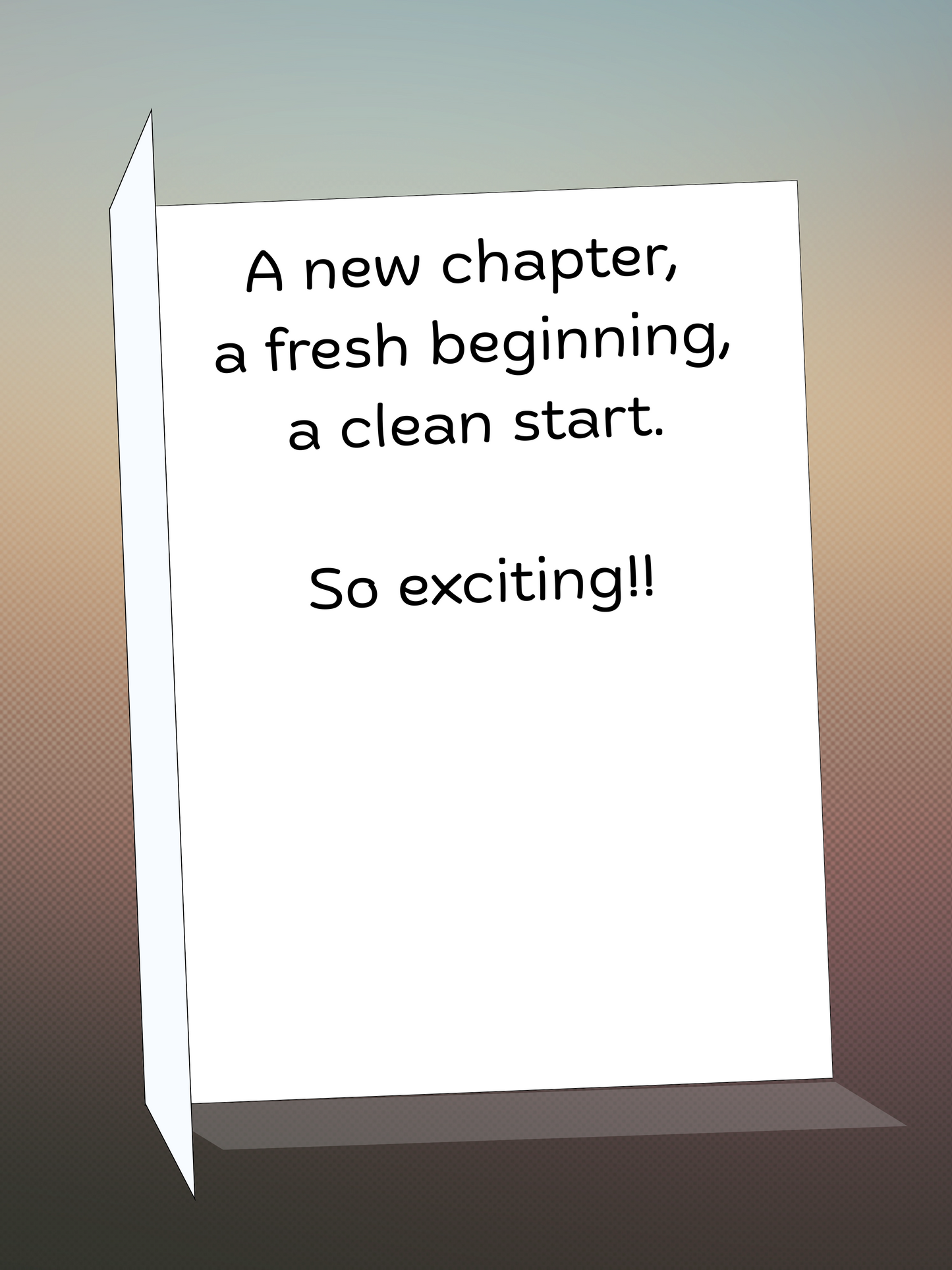 Printable CONGRATULATIONS card w/envelope - CLASSIC