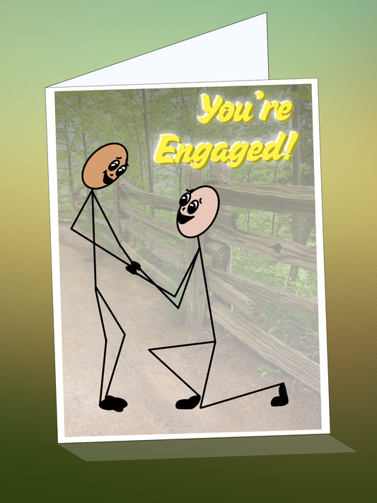 Printable CONGRATULATIONS card w/envelope - CLASSIC