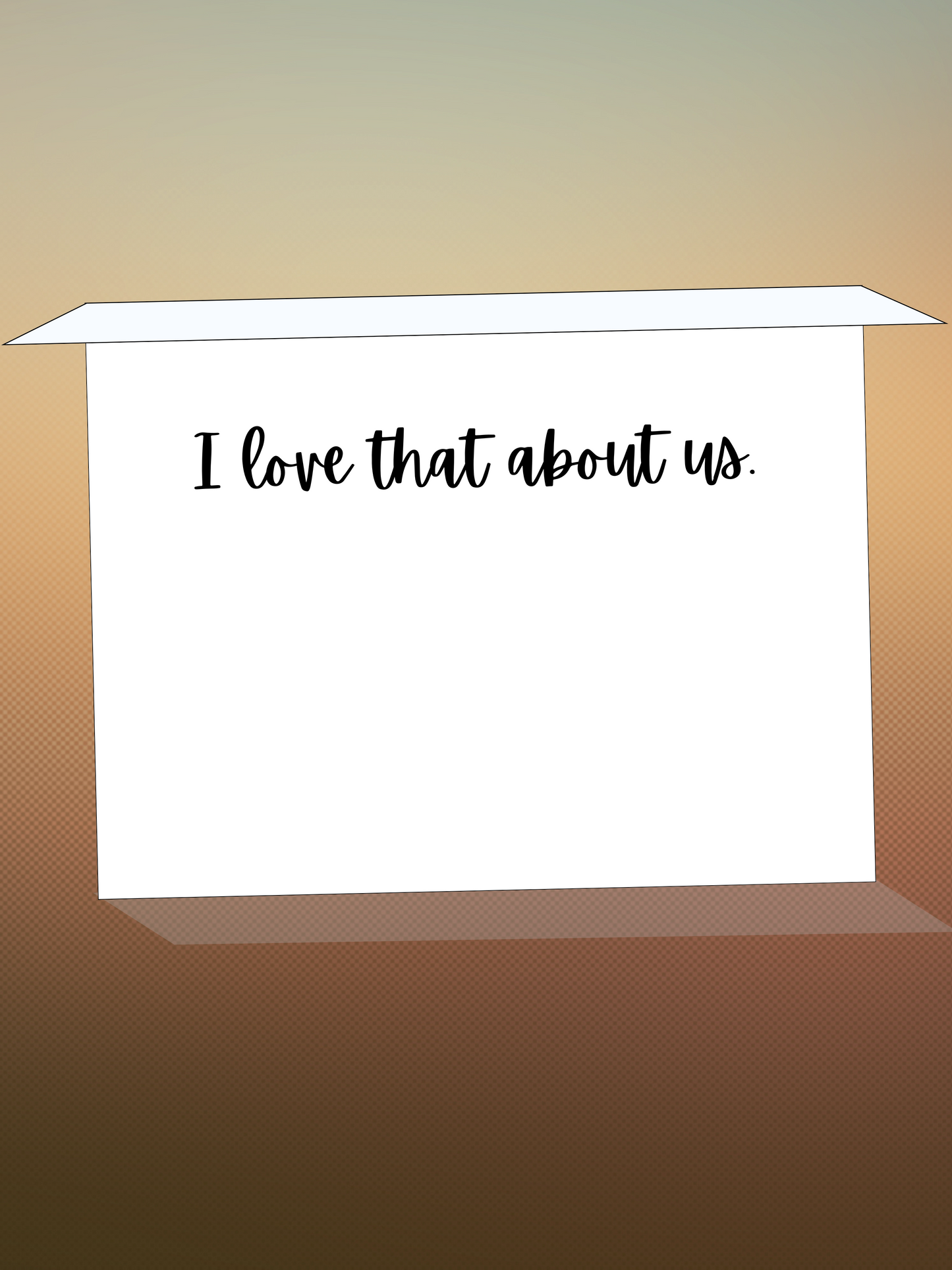 Printable FRIENDSHIP card w/envelope - CLASSIC