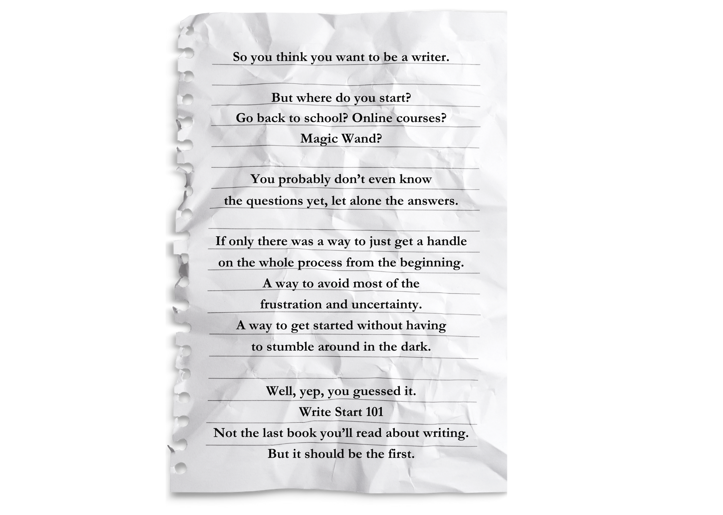 WRITE START 101 - A Beginner's Guide to Becoming a Writer by Alex Brown